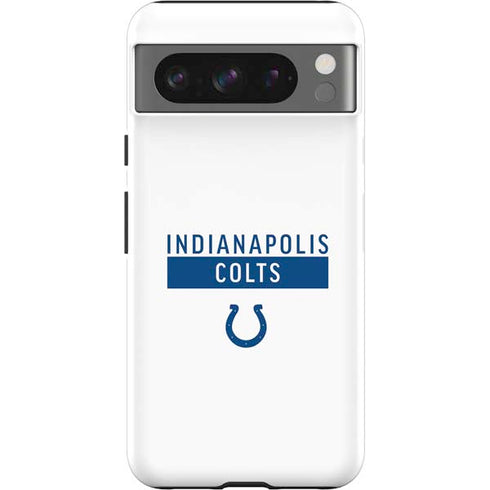 NFL Indianapolis Colts White Performance Series Google Pixel 8 Pro Impact Case